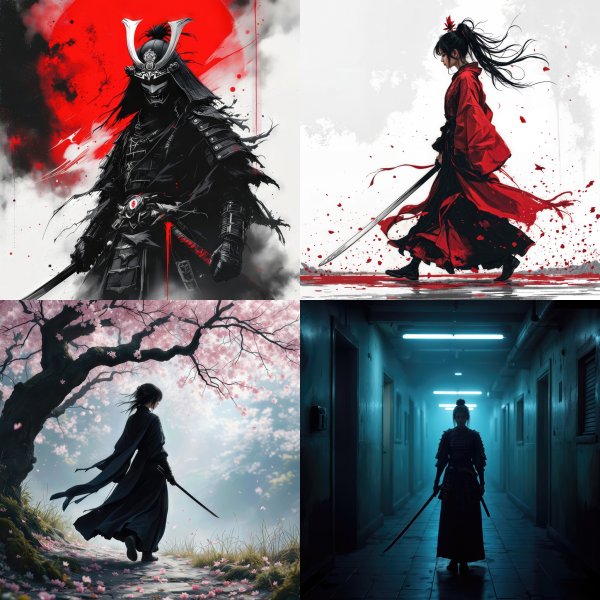 Samurai & Shogun Digital Art Bundle - 143 high-resolution commercial-use images at 4000px, 300 DPI
