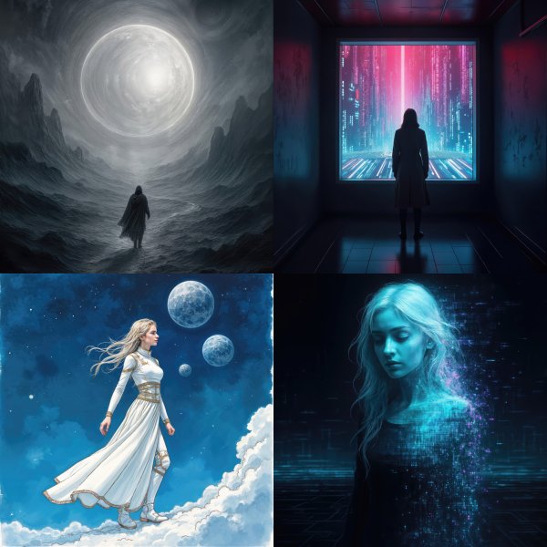 Sci-Fi Humans Digital Art Bundle - 74 high-resolution commercial-use images at 4000px, 300 DPI