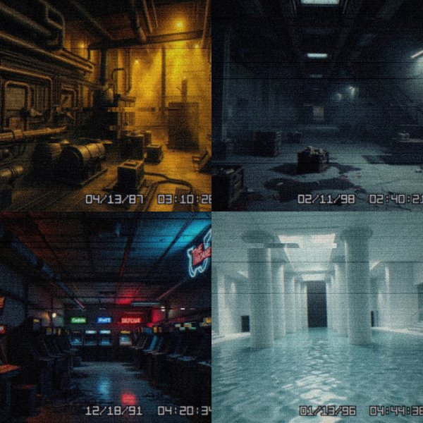 The Backrooms Digital Art Bundle - 320 high-resolution commercial-use images at 4000px, 300 DPI