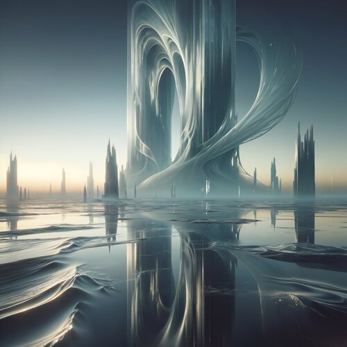 January's Free Image: Ethereal Spire of the Transcendent Mirage