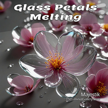 Glass Petals Melting