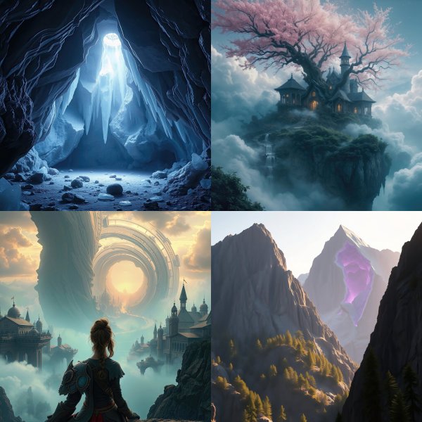 Fantasy Environments & Structures Digital Art Bundle